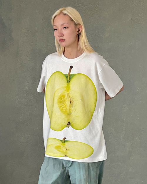 CONP Green Apple T-Shirt (화이트)